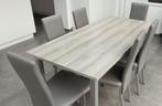 Mooie tafel met 4 passende stoelen, Huis en Inrichting, Ophalen, 100 tot 150 cm, 50 tot 100 cm, Zo goed als nieuw
