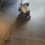 Zeldzame Aldo Bernardi XL buitenhanglamp, Ophalen, Gebruikt, Glas, 50 tot 75 cm