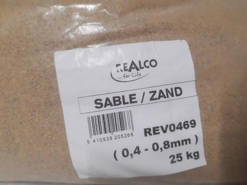 Sable REALCO 0,4/0,8 mm pour filtre à sable (25 kg), Tuin en Terras, Zwembad-toebehoren, Nieuw, Overige typen, Ophalen