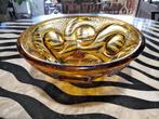 schaal in persglas - art deco, Ophalen of Verzenden