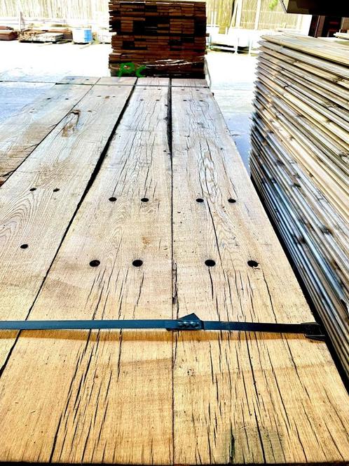 Eiken Wagonplanken geschaafd 40mm dikte 26cm breed lengte 26, Doe-het-zelf en Bouw, Hout en Planken, Nieuw, Plank, Eiken, 250 tot 300 cm
