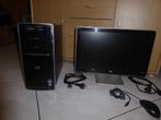 pc bureau HP  ecran, Enlèvement ou Envoi, Utilisé, Avec moniteur, HP
