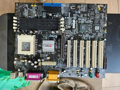 AOpen AX34 ProII motherboard AGP/PCI, Computers en Software, Moederborden, Gebruikt, Overige typen, Overige soorten, Ophalen of Verzenden
