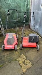 Verticuteermachine + grasmaaier, Tuin en Terras, Grasmaaiers, Ophalen, Gebruikt, Elektrische grasmaaier, Elektrische starter