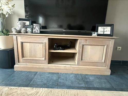Tv meubel en salontafel massief eik/eerkamer set te koop, Huis en Inrichting, Complete inboedels, Ophalen