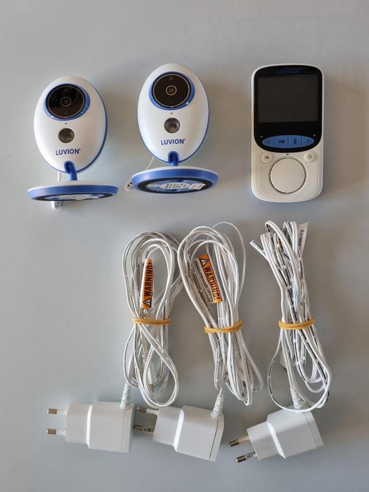 Luvion easyplus (incl 2 camera's), Kinderen en Baby's, Babyfoons, Zo goed als nieuw, Minder dan 100 meter, Camera, Digitaal, Terugspreekfunctie