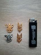 Lotje pins emblemen 1 Para 3 Para ABL, Verzamelen, Verzenden, Landmacht, Embleem of Badge