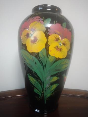 Booms glas van De Rupel, vaas van 38 cm hoog. Gesigneerd! beschikbaar voor biedingen