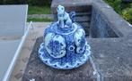 Mooi deksel van een Delft vaas., Ophalen of Verzenden