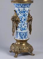 2 candélabre en faïence de Delft et bronze doré, Antiquités & Art, Enlèvement