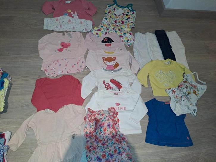Pakket meisjeskledij - pakket - maat 68, Kinderen en Baby's, Babykleding | Maat 68, Zo goed als nieuw, Meisje, Setje, Ophalen of Verzenden