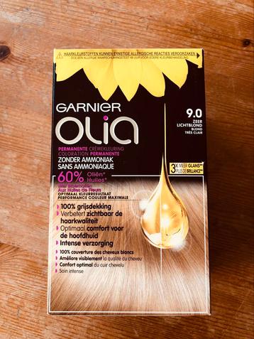 Olia Garnier permanente crèmekleuring 9.0 zeer lichtblond beschikbaar voor biedingen