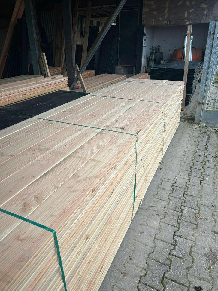 Douglas plank geschaafd 1.8x15x200/300/400 cm, Tuin en Terras, Palen, Balken en Planken, Nieuw, Balken, Ophalen