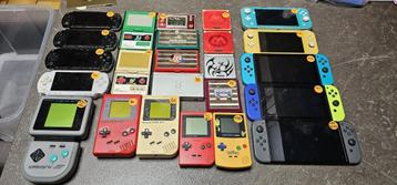 Sony Nintendo Gameboy PSP Swi Retrogaming-consolecollectie beschikbaar voor biedingen