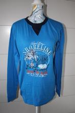 Blauwe pyjama bloes heren met print - Medium - nieuw, Vêtements | Hommes, Pyjamas, Enlèvement ou Envoi, Neuf, Taille 48/50 (M)
