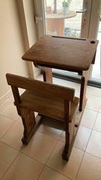 Houten schoolbank, Ophalen, Gebruikt, Tafel(s) en Stoel(en)