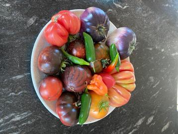 Tomatenzaden 2 Grote sortering zaden bijzondere tomaten.  beschikbaar voor biedingen