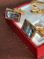 Boutons de manchette DUPONT + pince à cravate, Enlèvement, Comme neuf