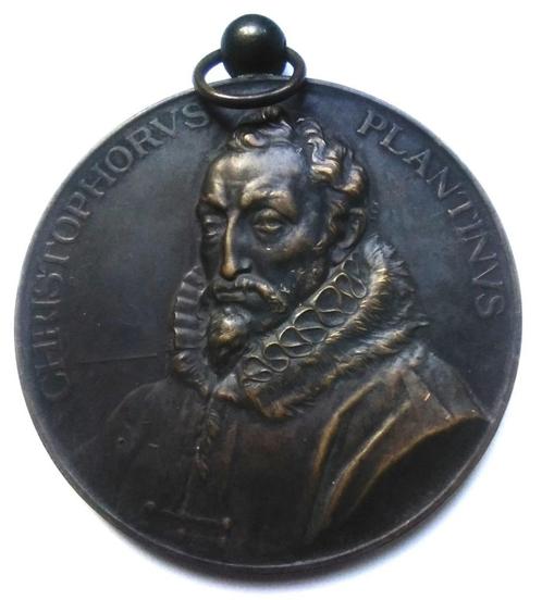 medaille 1920 31e bestendig festival antwerpen plantinus, Postzegels en Munten, Penningen en Medailles, Brons, Ophalen of Verzenden