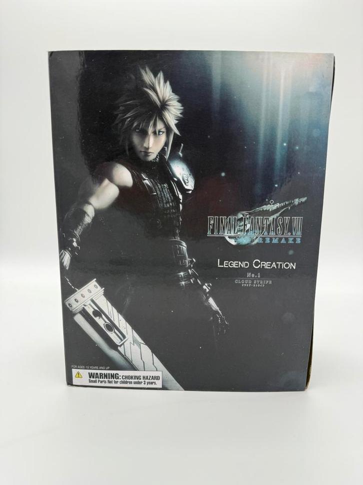 Final Fantasy 7 VII Remake Figurine Cloud Strife No 1, Verzamelen, Beelden en Beeldjes, Gebruikt, Fantasy, Ophalen of Verzenden