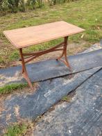 Bistrotafel, eikenhouten blad, Antiek en Kunst, Ophalen