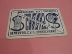 1 speelkaart Genevers St. Christiane , Dikkelvenne (184), Verzamelen, Speelkaarten, Jokers en Kwartetten, Ophalen of Verzenden