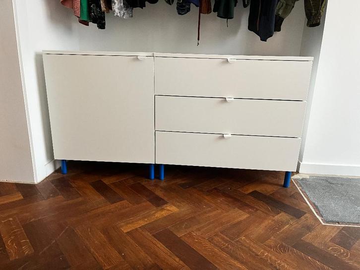 IKEA PLATSA kastcombinatie met 4 modulaire elementen, Huis en Inrichting, Kasten | Kleerkasten, Zo goed als nieuw, Minder dan 100 cm