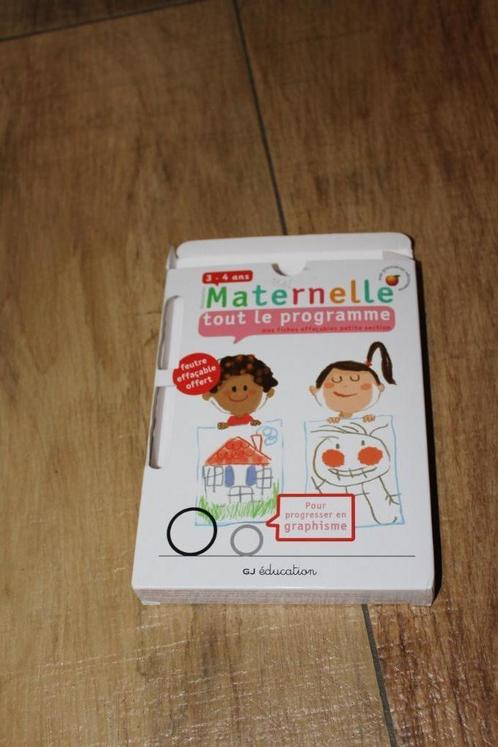 Maternelle - petite section -GJ éducation, Kinderen en Baby's, Speelgoed | Educatief en Creatief, Gebruikt, Ontdekken, Ophalen of Verzenden