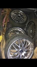 18 inch evolution velgen 4x100 ET42 7.5J met banden UNIROYAL, Ophalen, 18 inch, Bestelwagen, Banden en Velgen