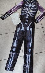 Fortnite kostuum Skull Trooper 13-14 jaar, Verzenden, Zo goed als nieuw, 158 t/m 164, Jongen of Meisje