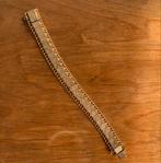 Vintage doublé or armband, Handtassen en Accessoires, Verzenden, Gebruikt, Goud