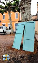 Volets ou portes espagnols anciens (bleu clair) L : 160,5 cm, Comme neuf, Autres types, Moins de 200 cm, Moins de 80 cm