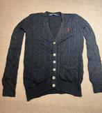 Blauwe Polo Ralph Lauren Sport kabel knit cardigan S, Kleding | Dames, Blauw, Ophalen of Verzenden, Zo goed als nieuw, Ralph Lauren