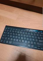 Bluetooth/draadloos dun licht zwart AZERTY-toetsenbord, Azerty, Ophalen of Verzenden, Zo goed als nieuw, Draadloos
