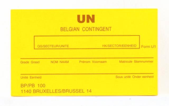 (m25) ABL Adres Stickers, Collections, Objets militaires | Général, Envoi