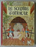 Kuifje de scepter van Ottokar B1 1947 EO kleuren, Eén stripboek, Hergé., Ophalen, Gelezen