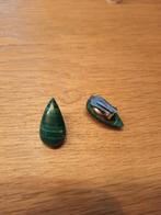 Oorbellen malachiet, Ophalen of Verzenden, Zo goed als nieuw