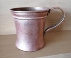 Mooie koperen pot of vaas met handvat, Ophalen of Verzenden, Koper