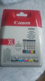 Lot des 5 cartouches canon pixma 570XL et 571 Japan scellés, Nieuw, Cartridge, Ophalen of Verzenden