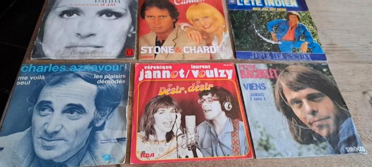 Disques 45 Tours "Chansons Françaises" (vintage), Cd's en Dvd's, Vinyl Singles, Ophalen of Verzenden