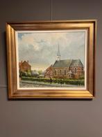 Uniek schilderij kapel Hamme hospitaal afgebroken verschelde, Ophalen of Verzenden