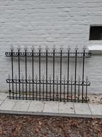 Smeedijzeren hekwerk met palen 540cm 3 delen, Ophalen, Gebruikt