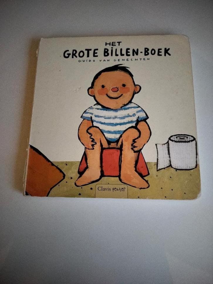 Guido Van Genechten - Het grote billen-boek kartonboekje, Boeken, Kinderboeken | Baby's en Peuters, Zo goed als nieuw, Ophalen of Verzenden