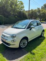 Fiat 500, Auto's, Voorwielaandrijving, 4 cilinders, Leder en Stof, Wit