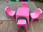 4 stoeltjes en tafel, Kinderen en Baby's, Ophalen, Zo goed als nieuw