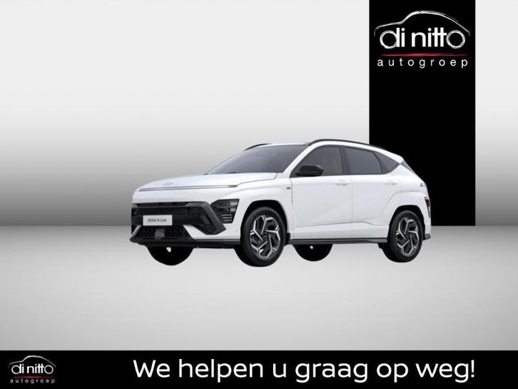 Hyundai KONA 1.6 GDI SHINE N-LINE 2WD 6A/T 1580 - 4L, Auto's, Hyundai, Bedrijf, Te koop, Kona, 360° camera, Achteruitrijcamera