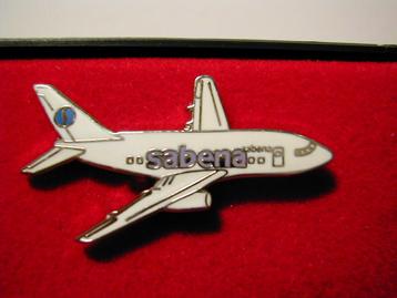 Sabena Pin Set Airplane N1 Boeing B737-200 Godfroid colors beschikbaar voor biedingen