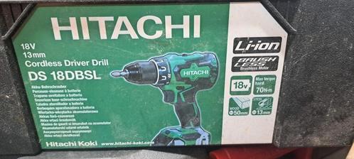 Hikoki DV18DBSL hitachi, Doe-het-zelf en Bouw, Gereedschap | Boormachines, Zo goed als nieuw, Ophalen