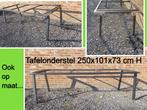 eettafel - tuintafel - NIEUW tafelonderstel 250x101x73 cm H, Huis en Inrichting, Tafels | Eettafels, Ophalen, 50 tot 100 cm, Vijf personen of meer