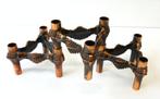 Vintage Quist BMF set kandelaars Fritz Nagel brutalist koper, Enlèvement ou Envoi, Utilisé, Chandelier